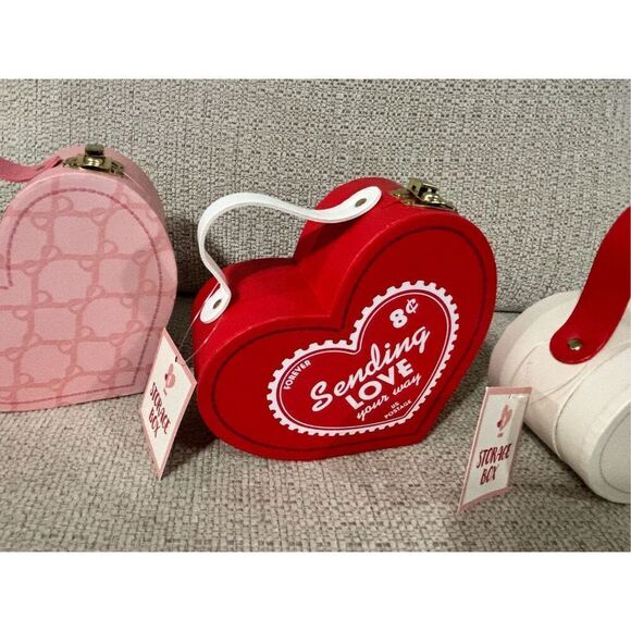 Target Bullseye Valentine’s Day Heart Storage Boxes - Picture 3 of 9